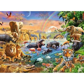 Puzzle Izvor in Jungla 100 piese